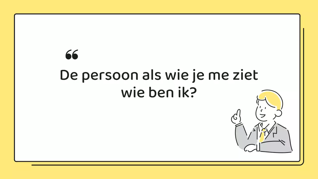 Gele, minimalistische sollicitatiebrief