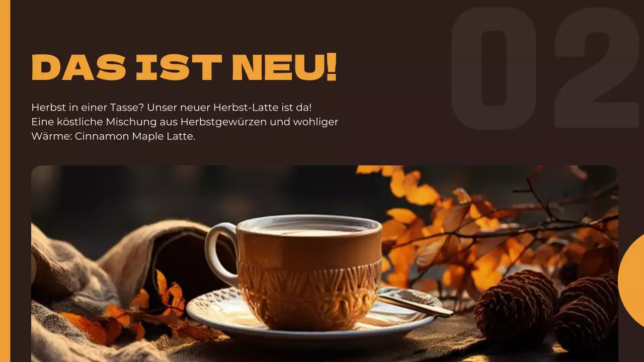 Orange und Braun Einfaches Geschäft Digitales Schild Werbung Promotion