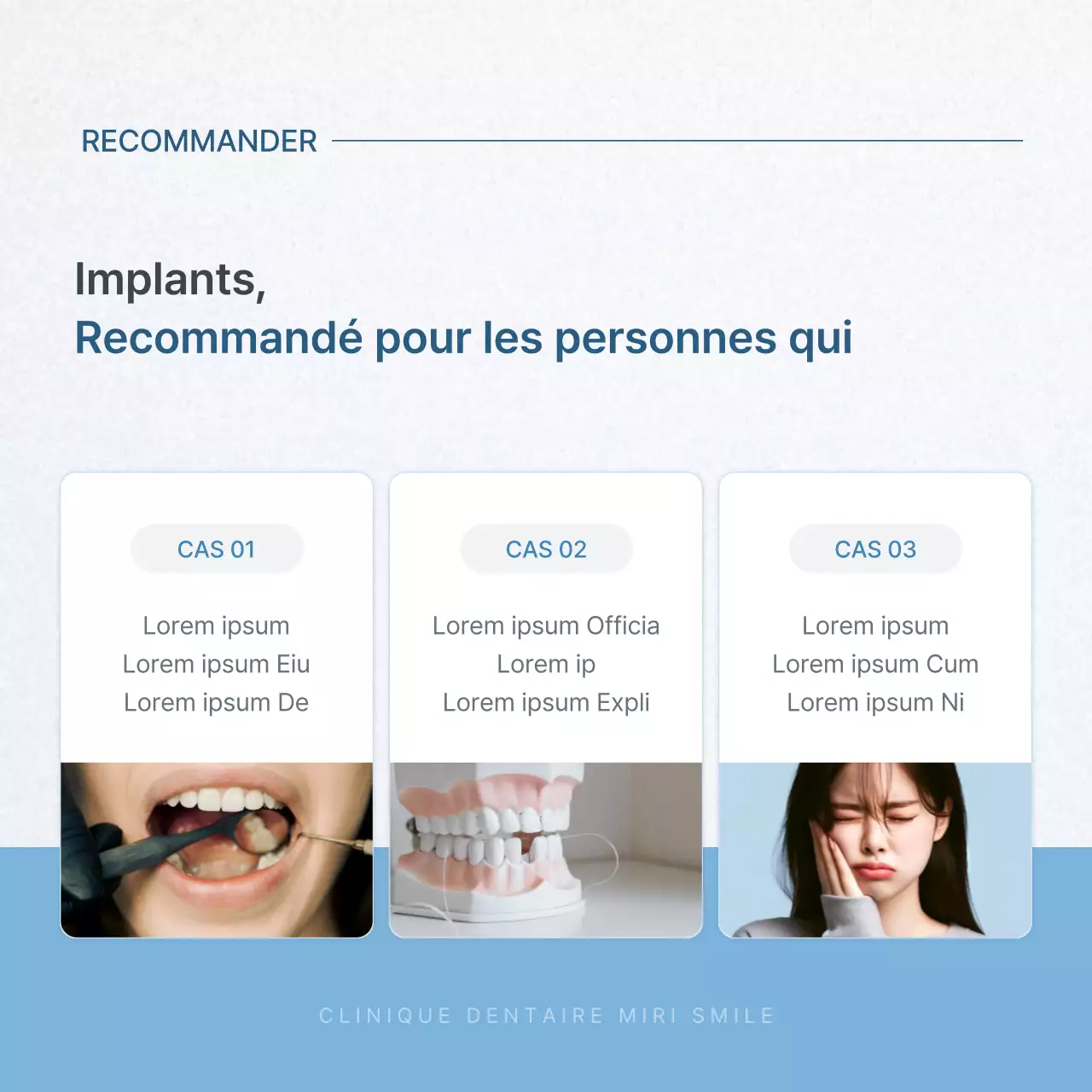 Liste de contrôle hospitalière pour la promotion d'un cabinet dentaire simple, blanc et bleu clair