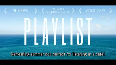 Blue Simple Summer Playlist Promotion YouTube Thumbnail
