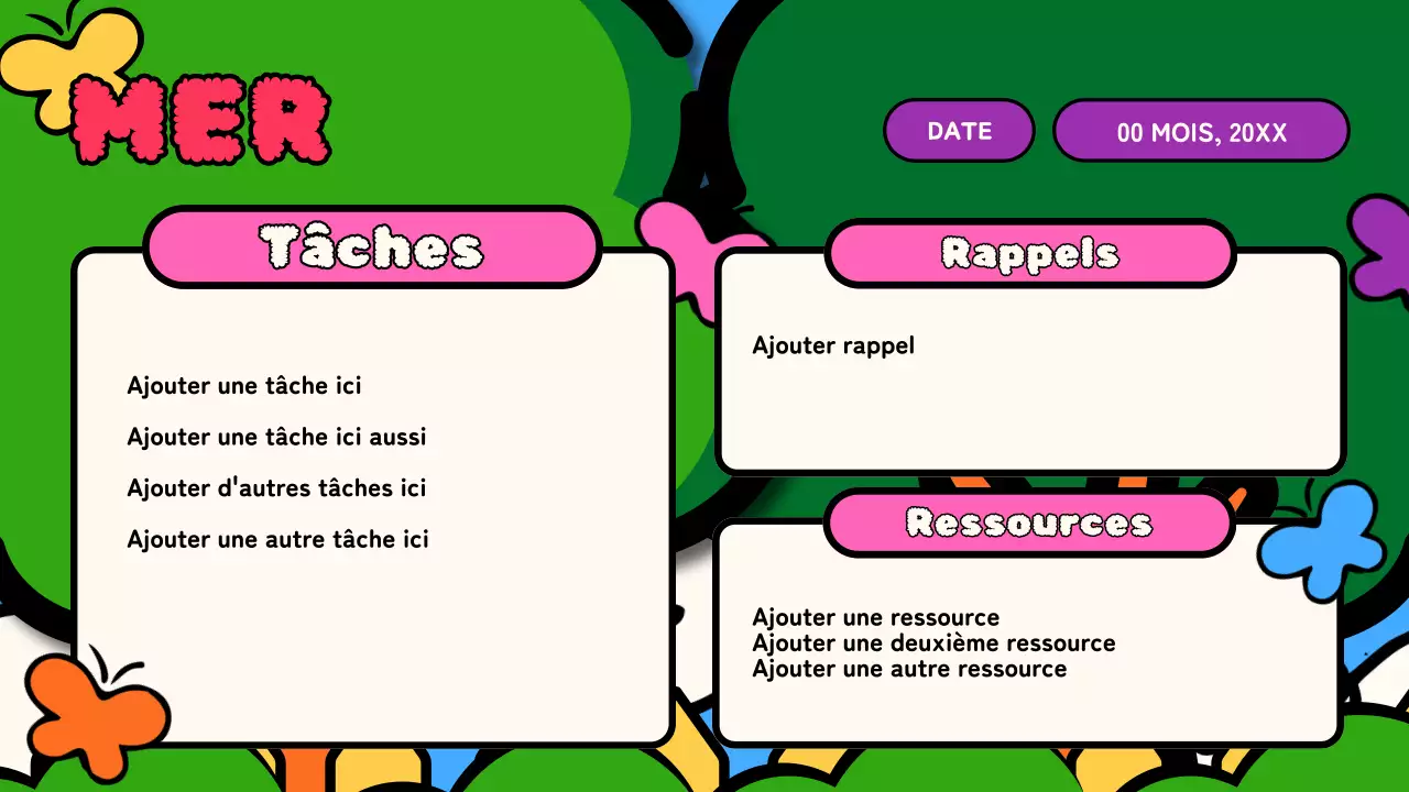 Plan de classe Skyblue Animation