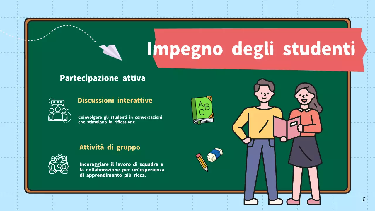 Rosso e giallo Materiale didattico di introduzione per insegnanti moderni