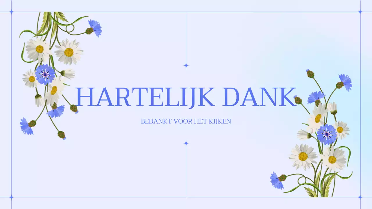 Een eenvoudig blauw en paars bloemenwinkeltje voor een klein bedrijf