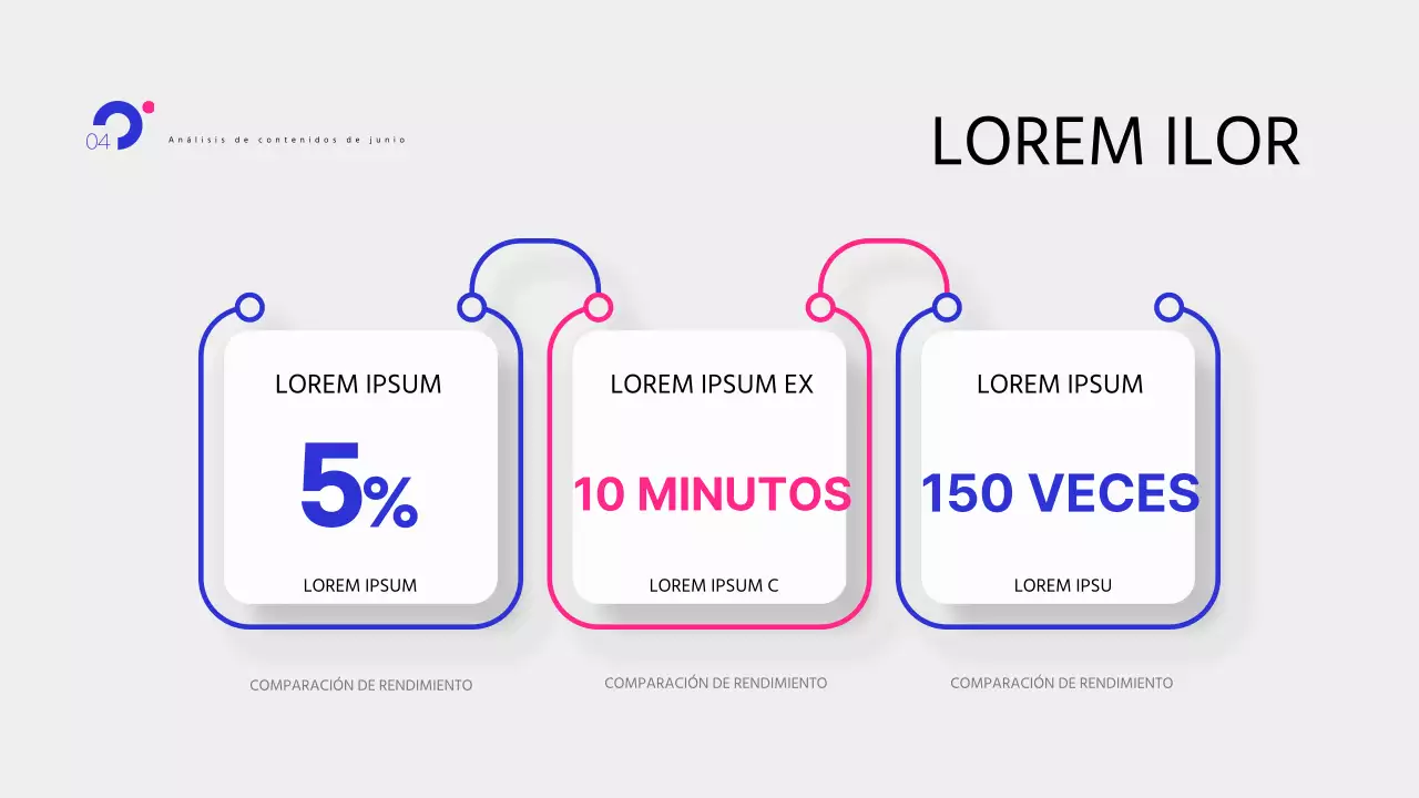 Informes Pop-art en azul y rosa intenso