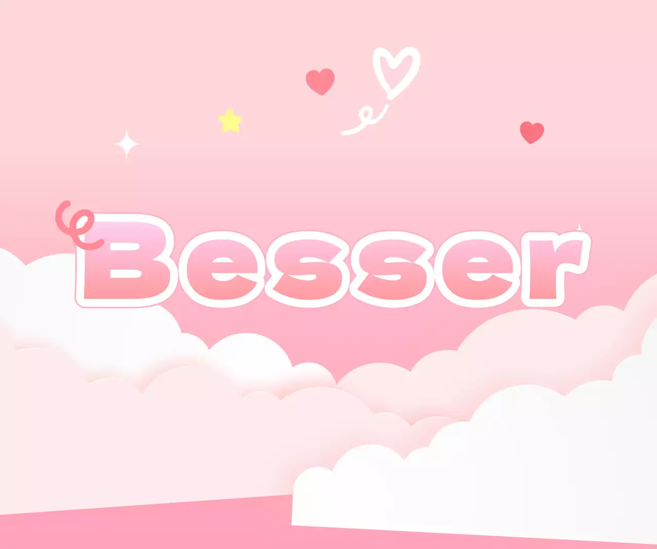 Prominente Waren mit Mädchen und niedlichen Illustrationen und Farbverlaufshintergründen