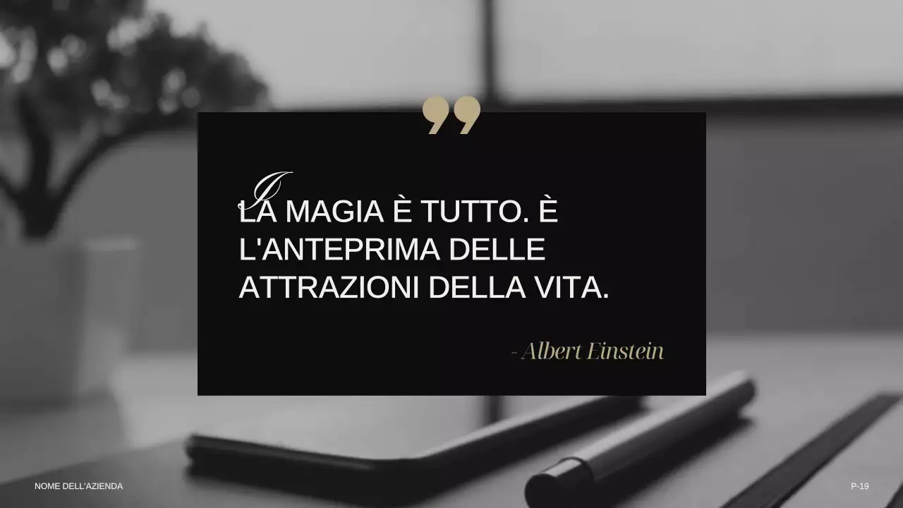 Avorio Khaki Nero Moderno Elegante Introduzione dell'azienda