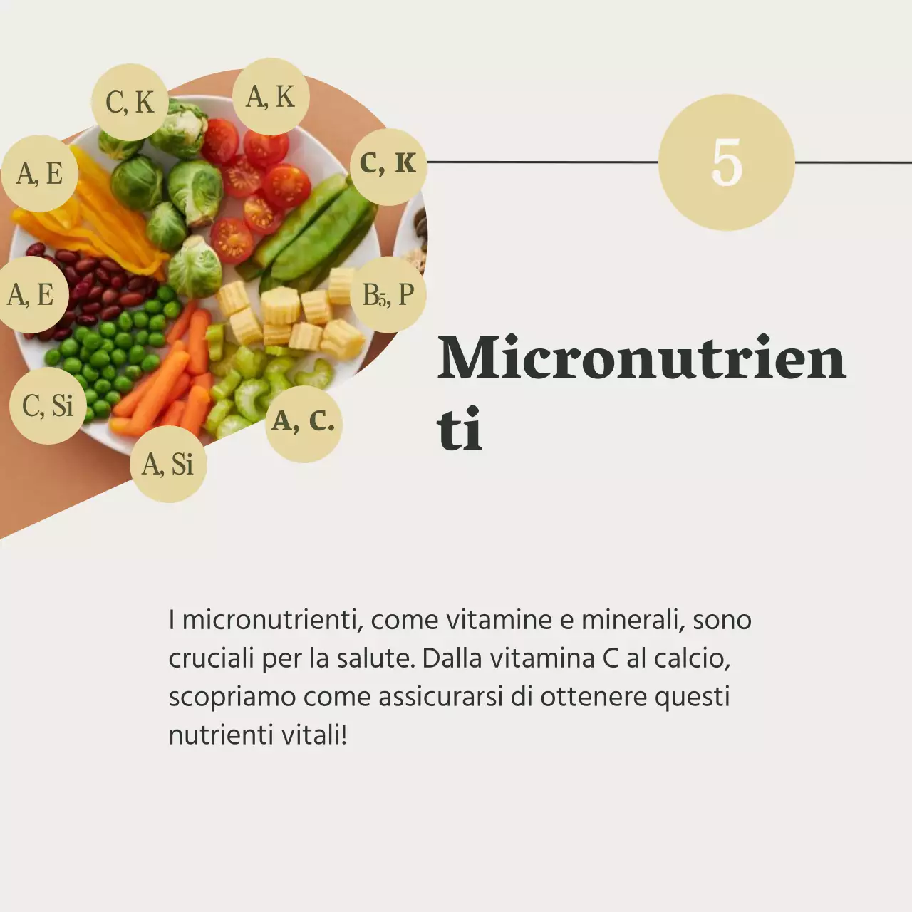 Grigio e Verde Naturale Guida alla salute e alla dieta