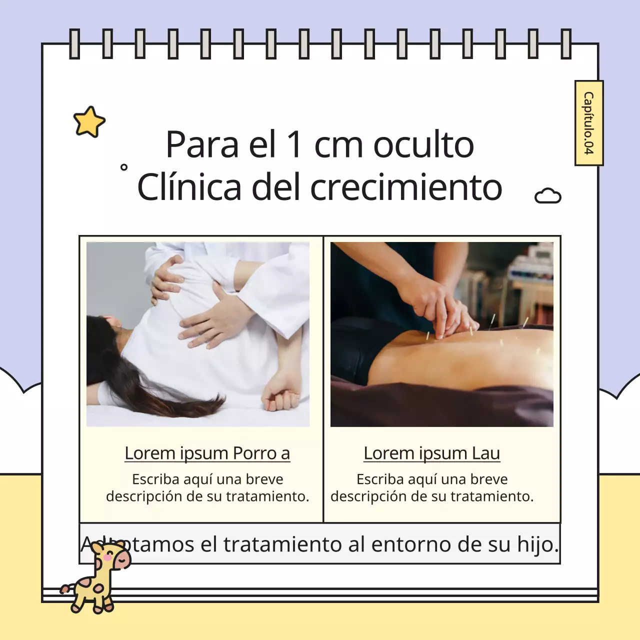 Promoción de la pequeña y bonita clínica de crecimiento de medicina china de Yellow