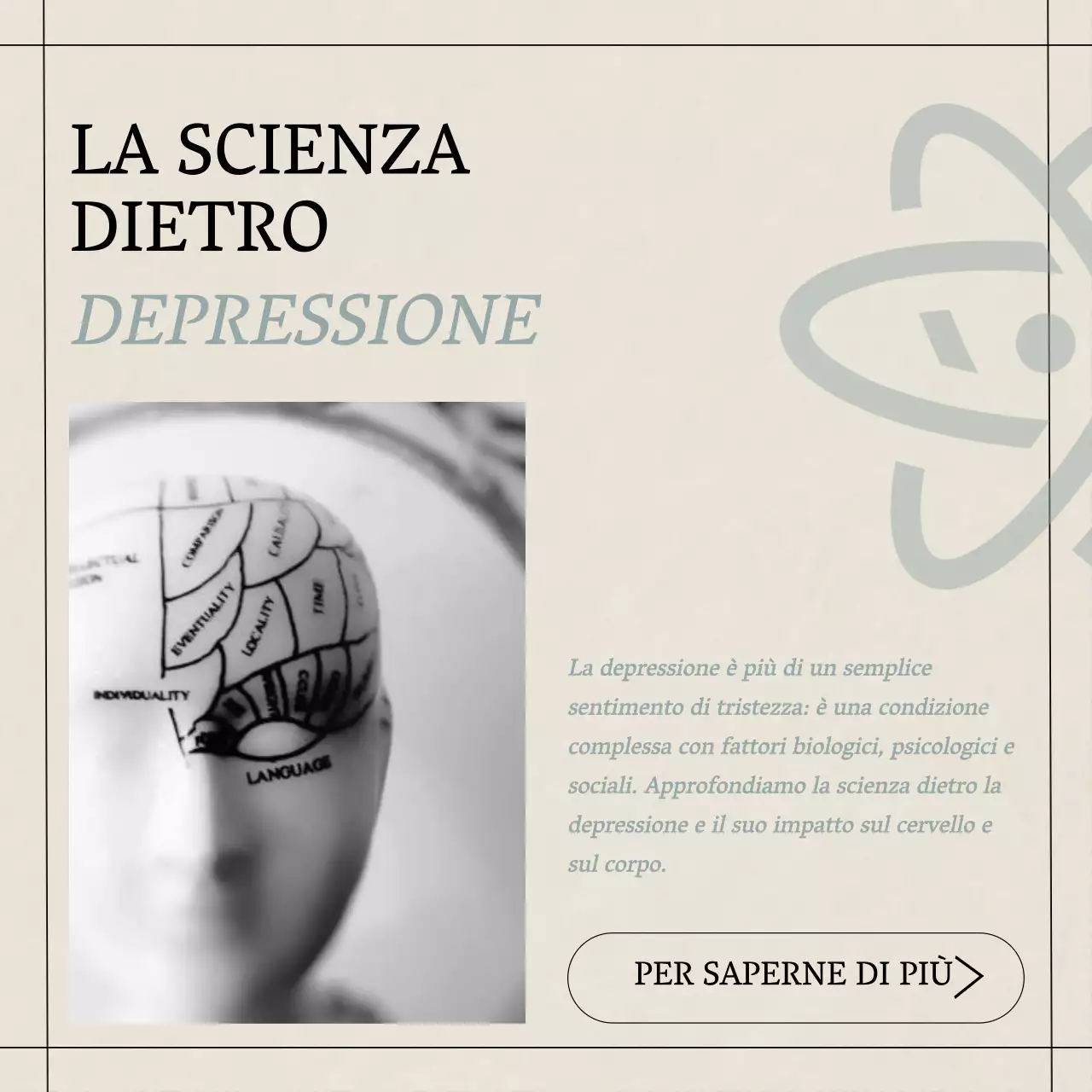 Giallo Blu Grigio Moderno Minimal Salute Mentale Stile di vita