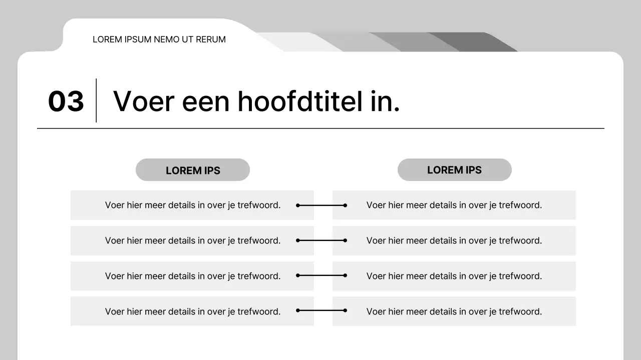 Eenvoudige, zwart-wit bedrijfsrapporten voor bedrijven