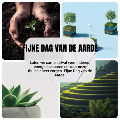 Groen Wit Esthetisch Natuur Ecologie Gelukkige Dag van de Aarde