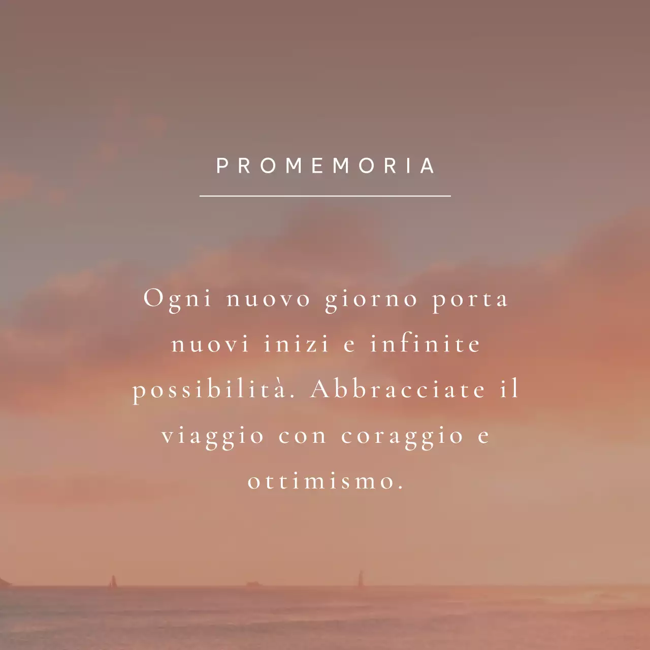 Citazioni motivazionali semplici arancioni Pubblicità