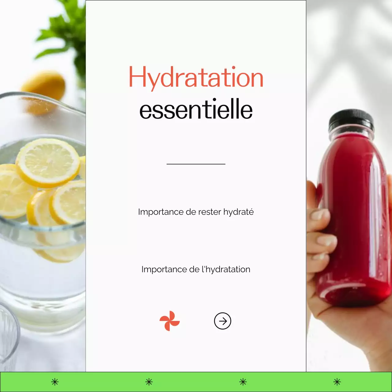 Green and Orange Guide pour un mode de vie sain et simple