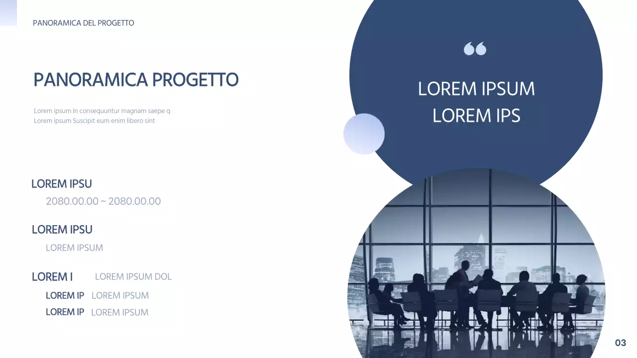 Semplice proposta industria-università in blu navy e malva