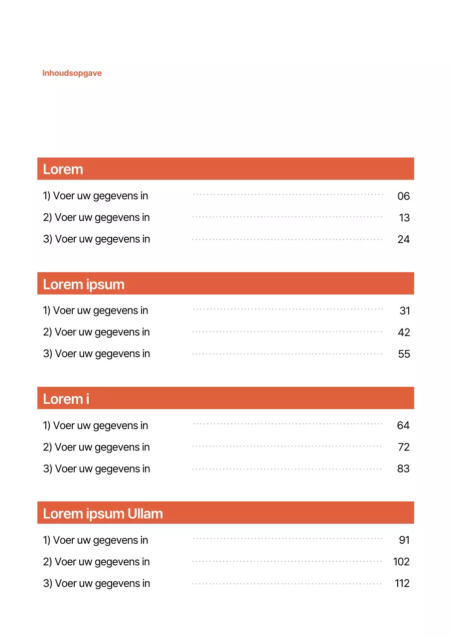 Een eenvoudige oranje en gele omslag voor een schoolschrift