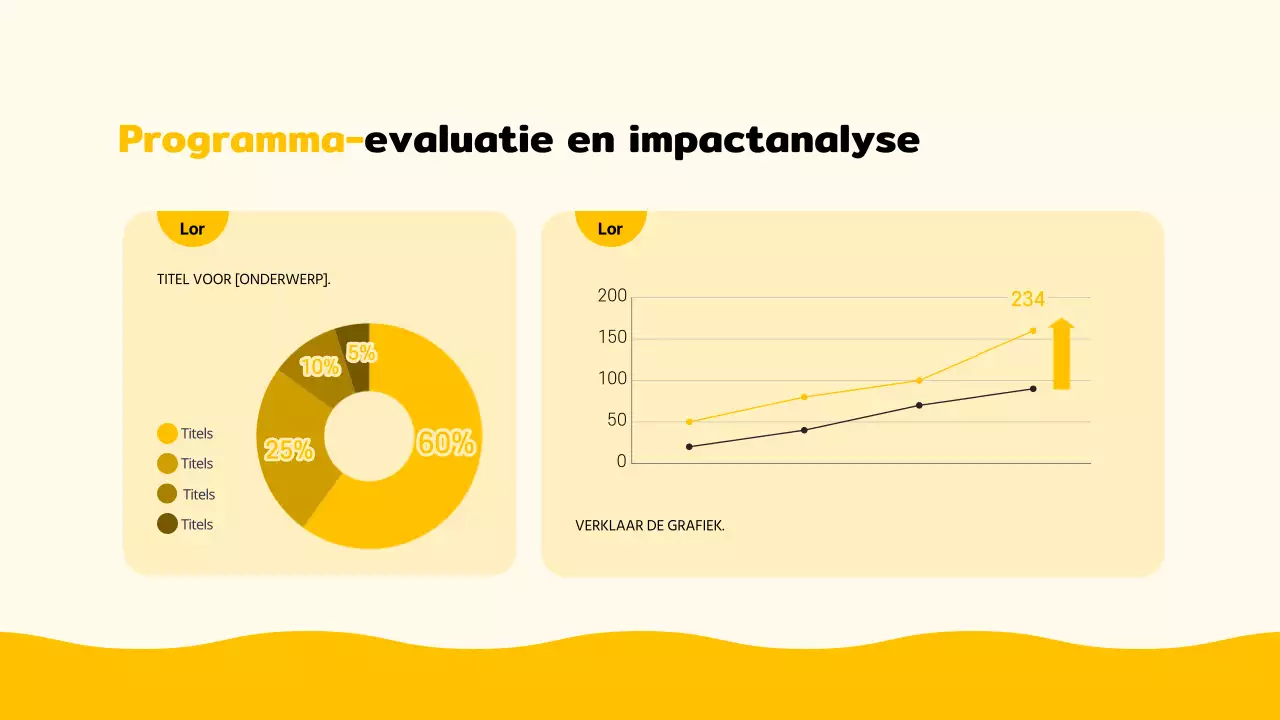 Eenvoudige gele en zwarte familiecultuur programmaplanner
