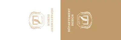 Université colorée avec logo de l'école