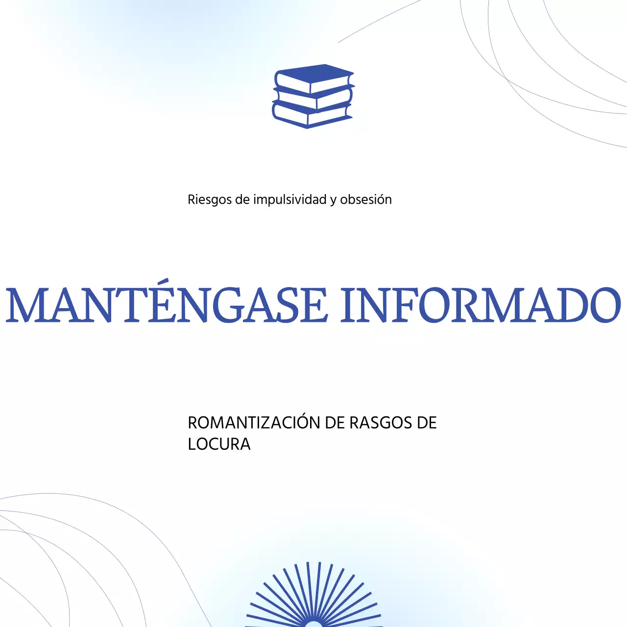 Azul Blanco Mínimo Geométrico Salud Noticias