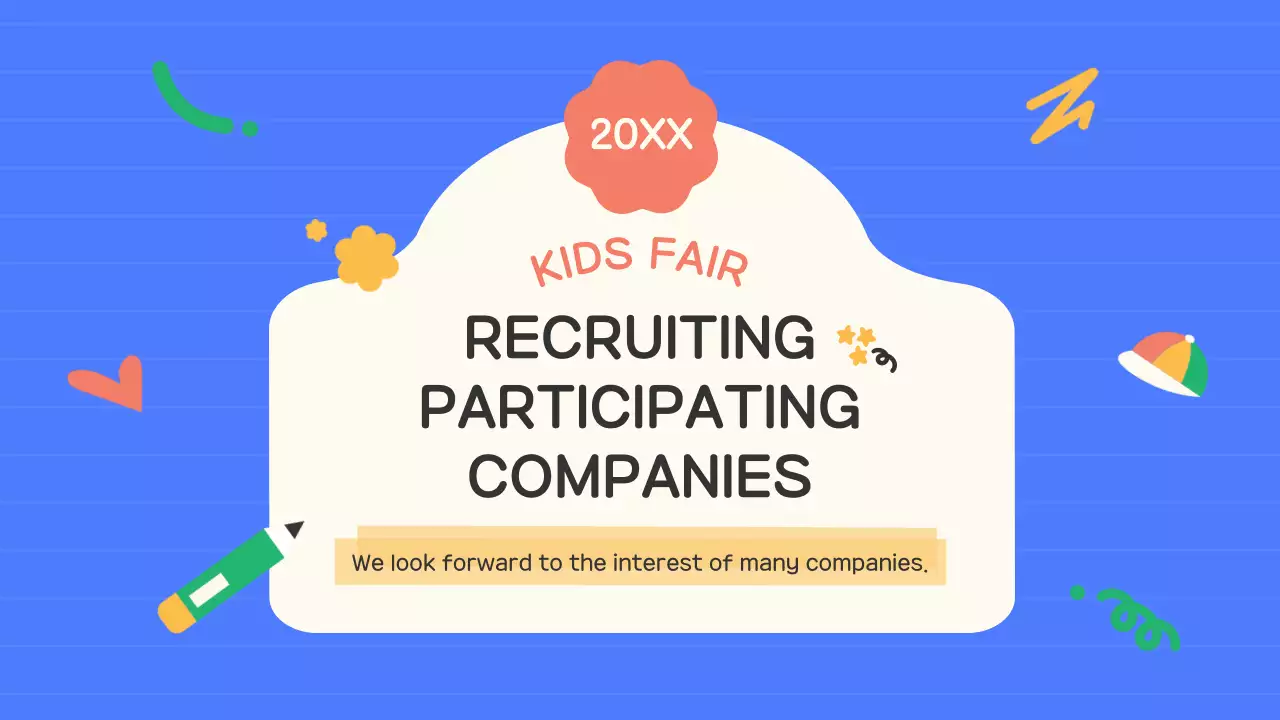 블루 플레이풀 키즈 채용 설명회