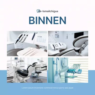 Informatiegids voor ziekenhuisfaciliteiten promoten om witte en lichtblauwe eenvoudige tandheelkunde te promoten