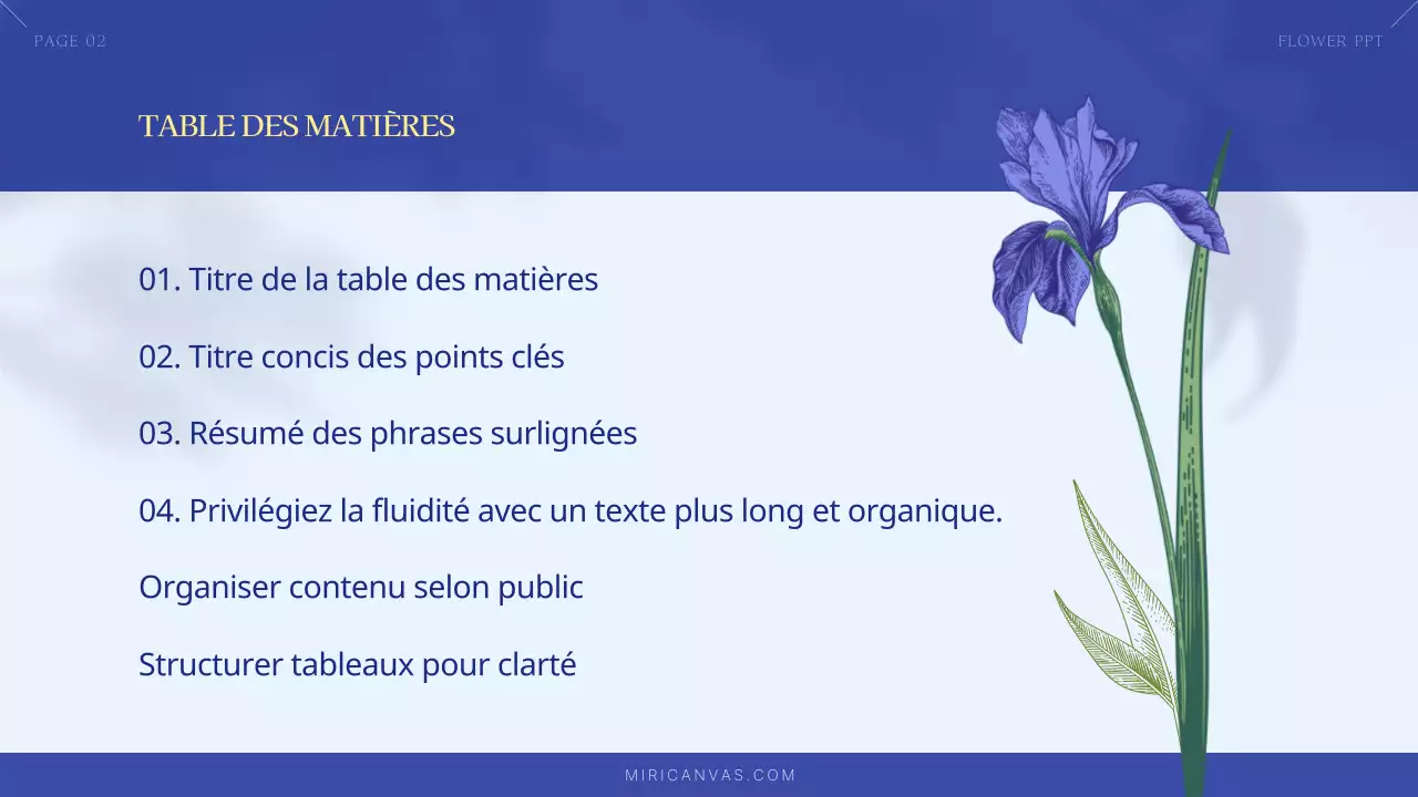 Fleurs d'été luxueuses en bleu et bleu clair Brief de la marque de la petite entreprise