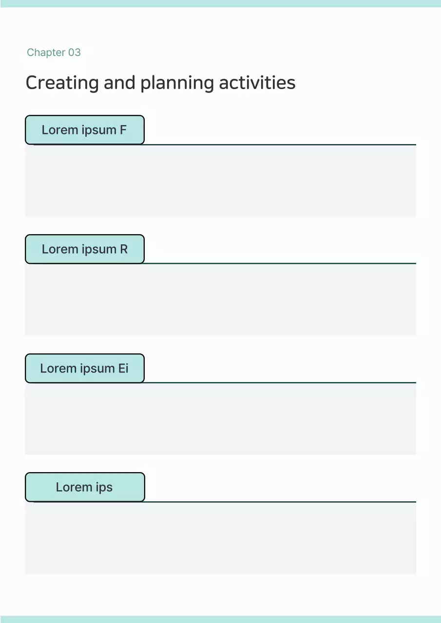 Kế hoạch giáo dục tối giản màu trắng