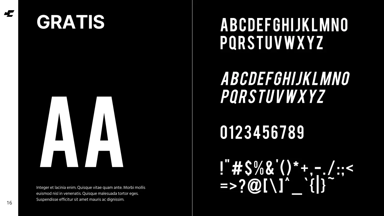 Wit Blauw Vet Cool Tone Schoon Merkidentiteit Richtlijnen Instructies