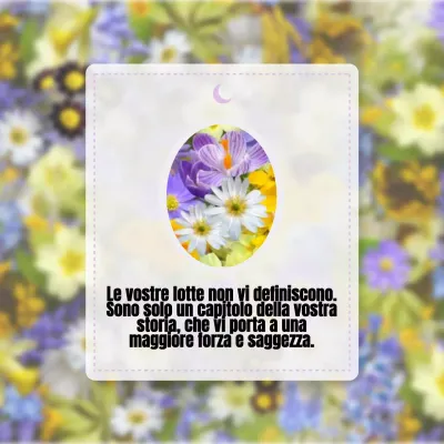 bianco viola lilla naturale tropicale Citazione Inspiring memo