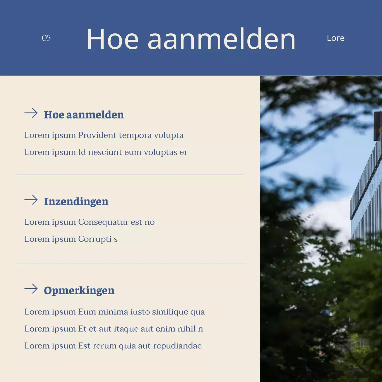 Over de training Eenvoudig cultureel tolken in marineblauw en ivoor