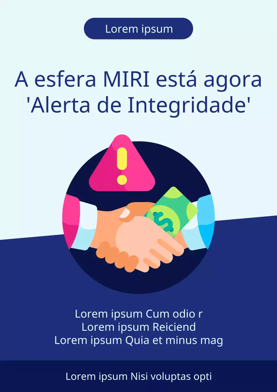 Campanha anti-solicitação de estilo kitsch em azul-marinho e cor-de-rosa