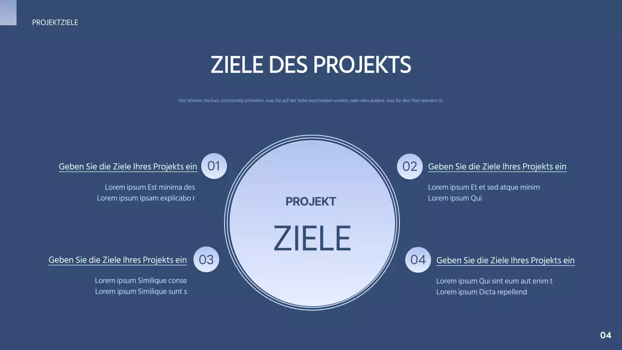 Einfacher Vorschlag von Industrie und Universität in Marineblau und Mauve