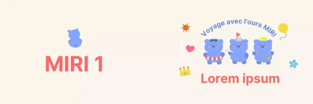 Tour-opérateurs avec des illustrations d'ours mignons