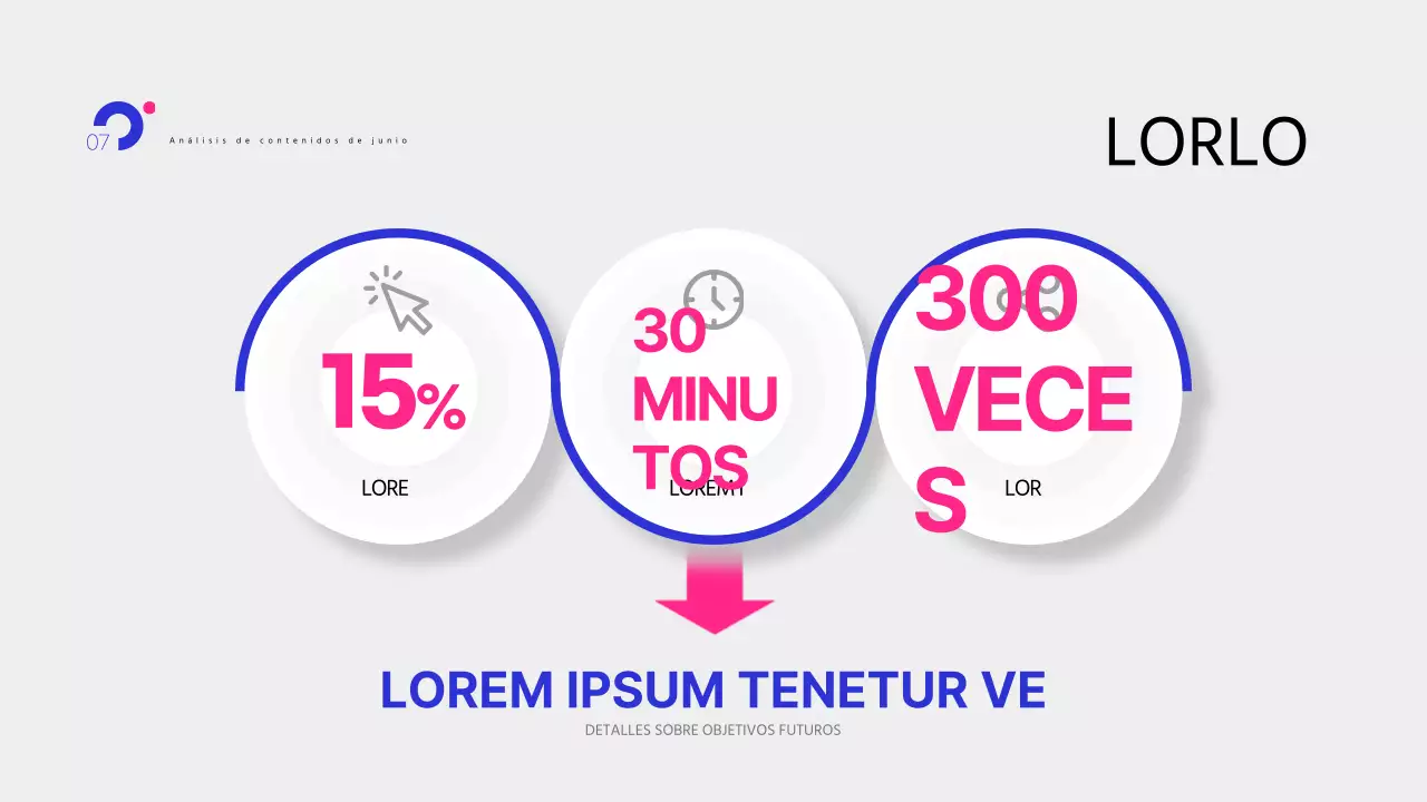 Informes Pop-art en azul y rosa intenso