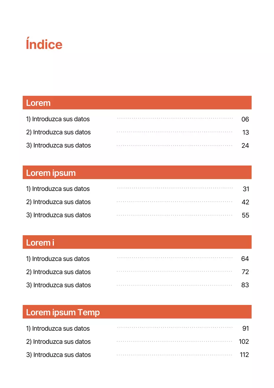Una sencilla portada de cuaderno escolar en naranja y amarillo