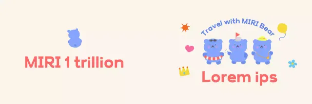 A tour operator with a cute bear illustration