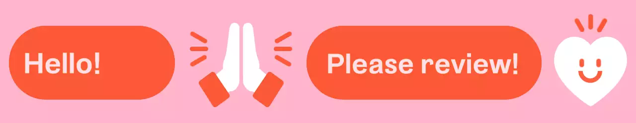 Meminta dan berterima kasih atas ulasan dengan sopan