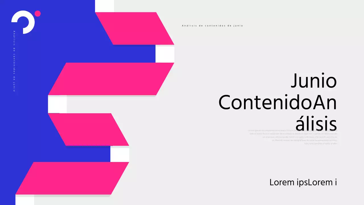 Informes Pop-art en azul y rosa intenso