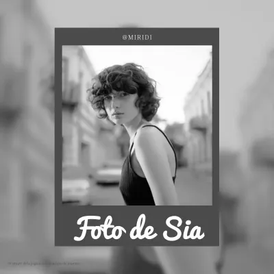 Promociona una película moderna de Instagram en blanco y negro