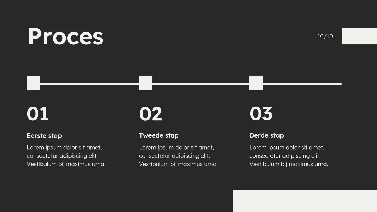 Zwart-wit Minimal Marketing Agency Introductie van het bedrijf