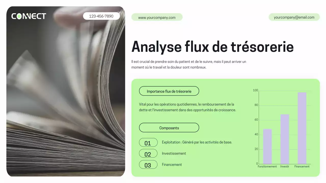 Purple Green Modern Rapport d'analyse des performances financières