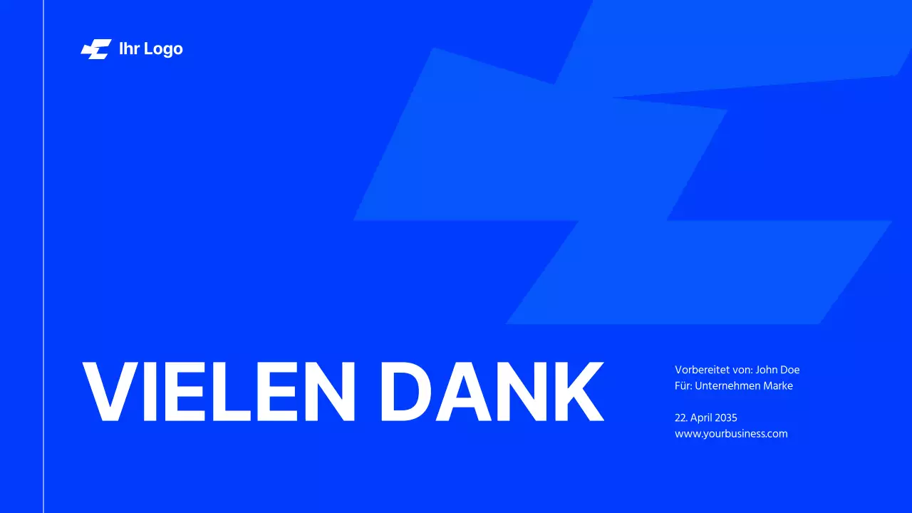 Weiß Blau Fett Kühle Töne Saubere Markenidentität Richtlinien Anweisungen