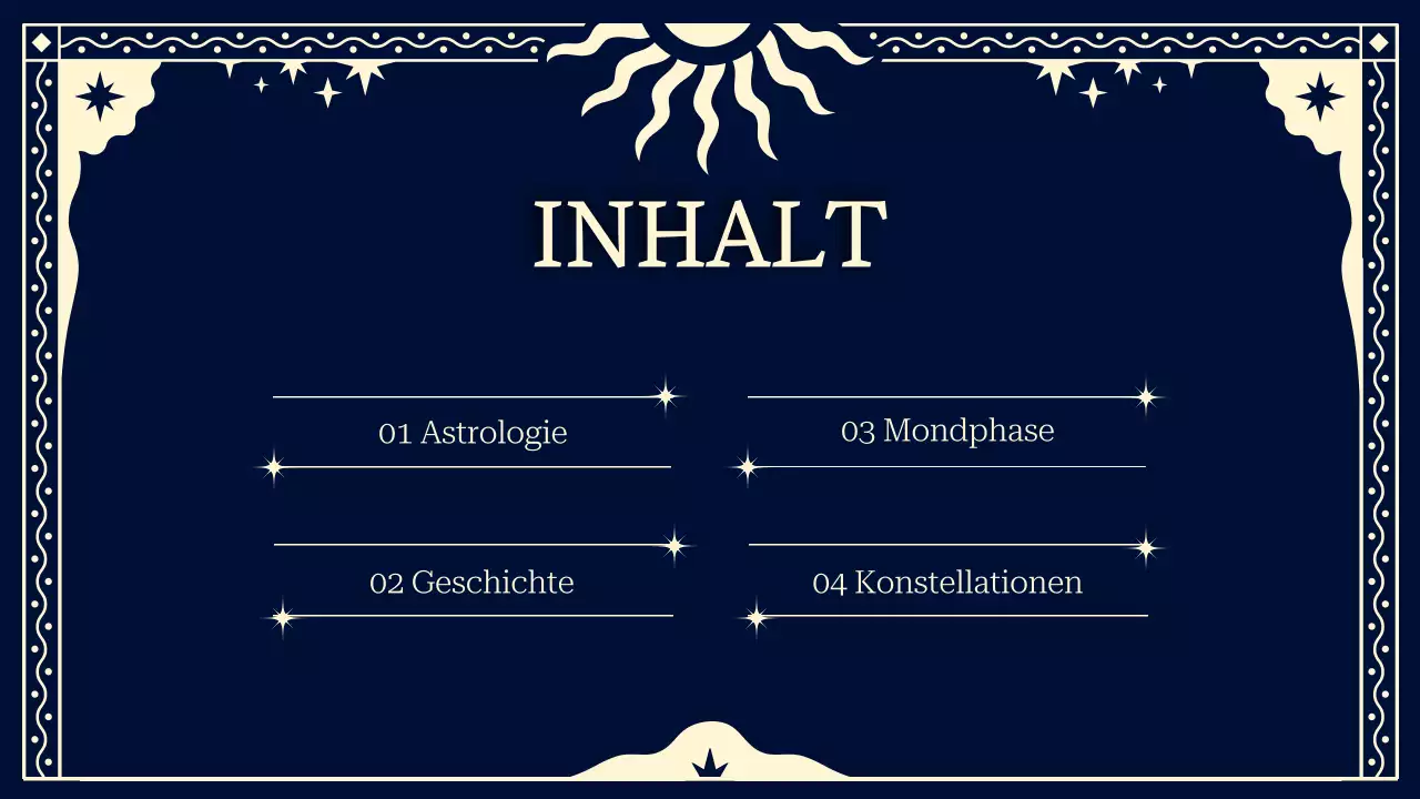 Navy Classic Astrologie Einführung