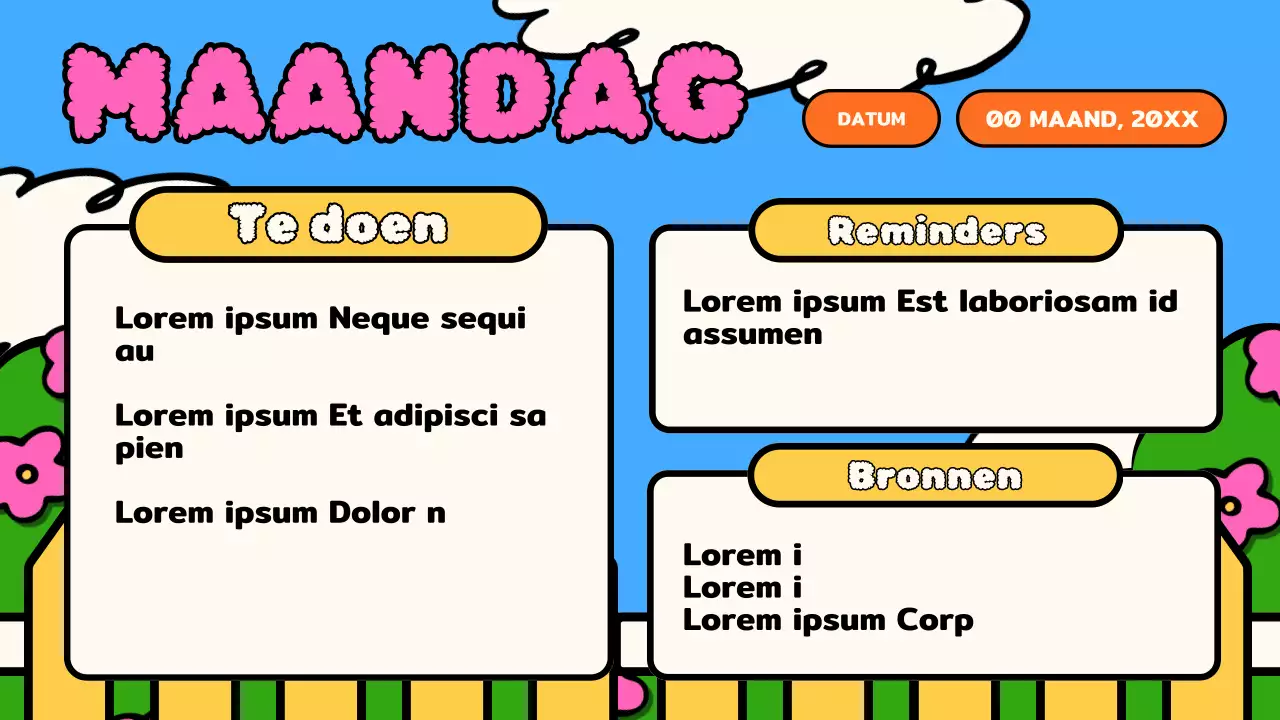 Skyblue Animatie Lessenplan