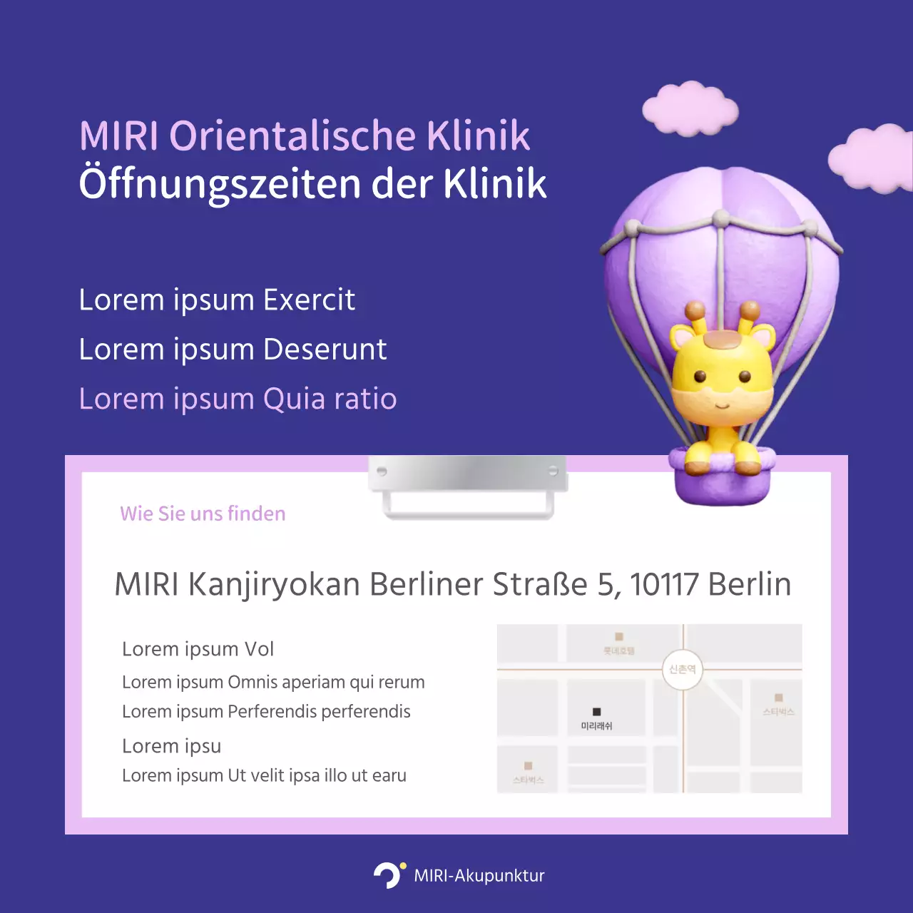 Förderung einer lilafarbenen und rosa, kuscheligen Klinik für Höhenwachstum