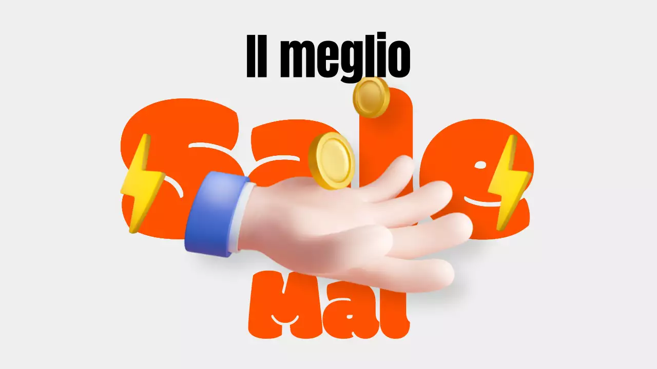 Promuovere gli annunci con una tipografia kitsch in blu chiaro