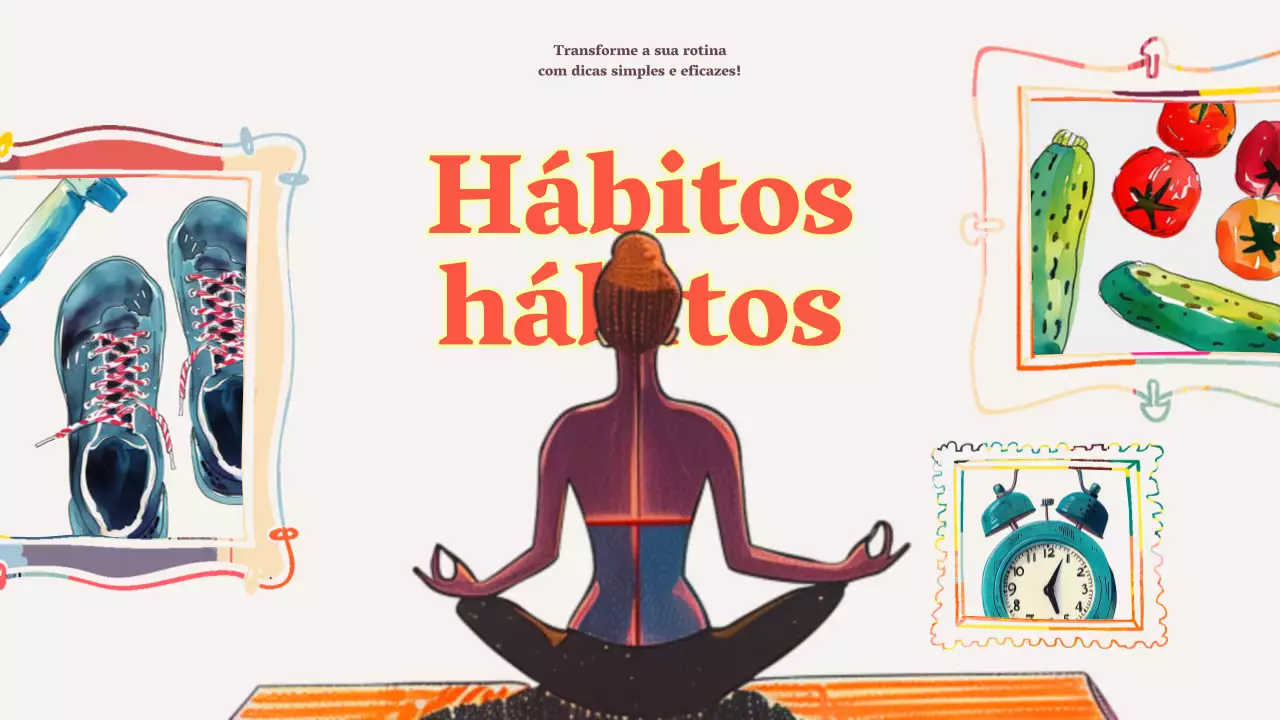 Anúncios de treino na moda em laranja e bege