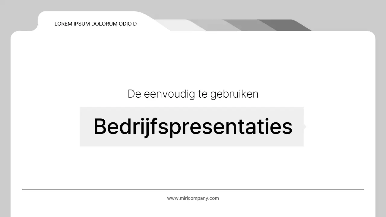 Eenvoudige, zwart-wit bedrijfsrapporten voor bedrijven