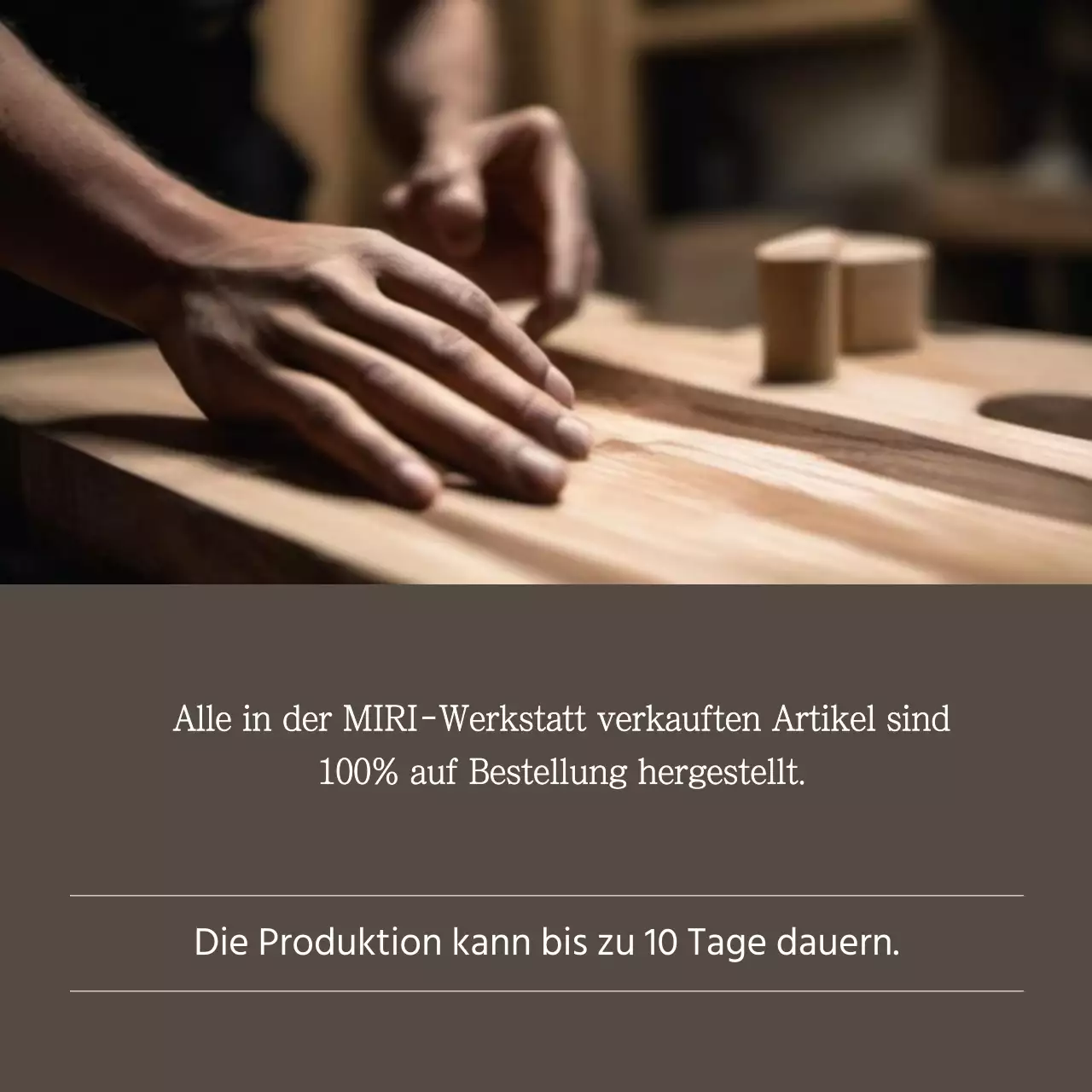 Fördern Sie Ihre braune, einfache Werkstattmarke