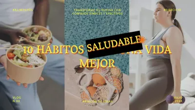 Yellow Old-Fashioned Health Vlog Título principal