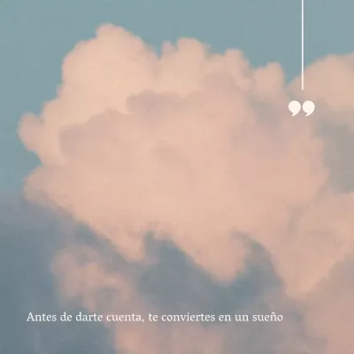 Promover declaraciones de amor sencillas en azul claro y rosa